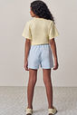 Conjunto de blusa em meia malha e shorts em sarja com elastano 98956 Lilimoon Teen Menina Conjunto de blusa em meia malha e shorts em sarja com elastano 98956 Lilimoon Teen Menina