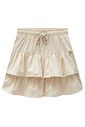 Saia ruffles em linho com elastano com shorts embutido 98200 Vic Teen Menina