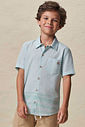 Camisa em linho verano 99008 LucBoo Infantil Menino Camisa em linho verano 99008 LucBoo Infantil Menino