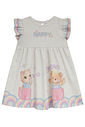Vestido em malha power 94951 Kukiê Bebê Menina Vestido em malha power 94951 Kukiê Bebê Menina