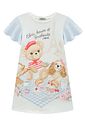 Vestido em molecotton 94643 Infanti Infantil Menina Vestido em molecotton 94643 Infanti Infantil Menina