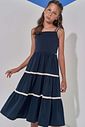 Vestido midi em malha textura 98915 Vic Teen Menina Vestido midi em malha textura 98915 Vic Teen Menina