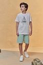 Camiseta em malha pontilhada 96377 Johnny Fox Teen Menino Camiseta em malha pontilhada 96377 Johnny Fox Teen Menino