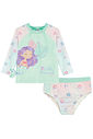 Conjunto de blusa e calcinha em malha com proteção UV50+ 93237 Kukiê Bebê Menina Conjunto de blusa e calcinha em malha com proteção UV50+ 93237 Kukiê Bebê Menina