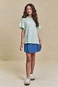 Camiseta over em meia malha 95062 Lilimoon Teen Menina Camiseta over em meia malha 95062 Lilimoon Teen Menina