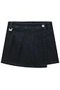 Short saia em jeans black com elastano 95596 Vic Teen Menina Short saia em jeans black com elastano 95596 Vic Teen Menina