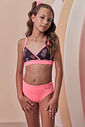Trio de biquíni e shorts e malha UV50 99508 Vic Teen Menina