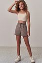 Shorts em sarja com elastano 98167 Lilimoon Teen Menina Shorts em sarja com elastano 98167 Lilimoon Teen Menina