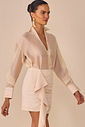 Camisa em blend de liocel com detalhe costas em lasie 96943 Linzzi