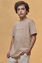 Camiseta em malha mesclada 95688 Johnny Fox Teen Menino Camiseta em malha mesclada 95688 Johnny Fox Teen Menino