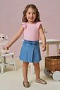 Short saia em jeans com elastano 94940 Infanti Infantil Menina