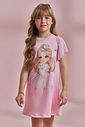 Vestido em molecotton 96534 Kukiê Infantil Menina Vestido em molecotton 96534 Kukiê Infantil Menina