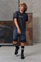 Conjunto de camiseta e bermuda em malha space green 96073 Johnny Fox Teen Menino