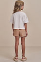 Conjunto de blusa over em malha fresh com shorts em viscose 98117 Infanti Infantil Menina