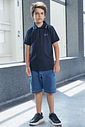 Camisa polo em piquet com elastano 97859 Johnny Fox Teen Menino Camisa polo em piquet com elastano 97859 Johnny Fox Teen Menino