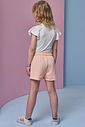 Conjunto de blusa em meia malha e shorts em moletom sem pelúcia 95412 Infanti Infantil Menina Conjunto de blusa em meia malha e shorts em moletom sem pelúcia 95412 Infanti Infantil Menina
