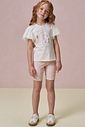Blusa em cotton e tule 95884 Infanti Infantil Menina Blusa em cotton e tule 95884 Infanti Infantil Menina