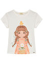 Blusa em cotton 95355 Kukiê Infantil Menina