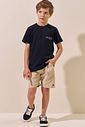 Conjunto de camiseta em meia malha e bermuda em nylon hidronatic supersoft premium 97255 LucBoo Infantil Menino Conjunto de camiseta em meia malha e bermuda em nylon hidronatic supersoft premium 97255 LucBoo Infantil Menino