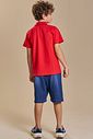 Bermuda em malha jeans trek com elastano 93370 Johnny Fox Teen Menino