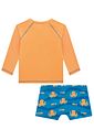 Conjunto de camiseta e sunga em malha UV dry com proteção UV50+ 95748 LucBoo Bebê Menino Conjunto de camiseta e sunga em malha UV dry com proteção UV50+ 95748 LucBoo Bebê Menino