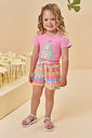 Conjunto de blusa em cotton e shorts em malha fresh 95261 Kukiê Infantil Menina Conjunto de blusa em cotton e shorts em malha fresh 95261 Kukiê Infantil Menina