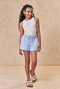 Conjunto de regata em canelado liz e shorts em tecido new positano 95495 Lilimoon Teen Menina Conjunto de regata em canelado liz e shorts em tecido new positano 95495 Lilimoon Teen Menina