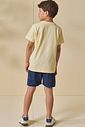 Conjunto de camiseta em meia malha e bermuda em nylon ergonomic com elastano 97860 LucBoo Infantil Menino Conjunto de camiseta em meia malha e bermuda em nylon ergonomic com elastano 97860 LucBoo Infantil Menino