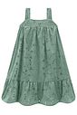 Vestido em tecido bordado 98948 Kukiê Infantil Menina