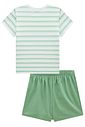 Conjunto de blusa em malha power e short saia em linho com elastano 99109 Vic Teen Menina Conjunto de blusa em malha power e short saia em linho com elastano 99109 Vic Teen Menina