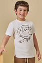 Camiseta em meia malha 94560 LucBoo Infantil Menino Camiseta em meia malha 94560 LucBoo Infantil Menino