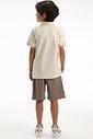 Conjunto de camisa polo em piquet com elastano e bermuda em sarja stretch com elastano 93147 LucBoo Infantil Menino Conjunto de camisa polo em piquet com elastano e bermuda em sarja stretch com elastano 93147 LucBoo Infantil Menino