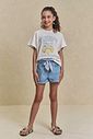 Shorts em jeans arkansas 94604 Lilimoon Teen Menina