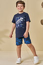 Camiseta em meia malha 94776 LucBoo Infantil Menino Camiseta em meia malha 94776 LucBoo Infantil Menino