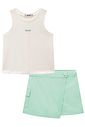 Conjunto de regata em canelado liz e short saia em sarja com elastano 98812 Lilimoon Teen Menina Conjunto de regata em canelado liz e short saia em sarja com elastano 98812 Lilimoon Teen Menina