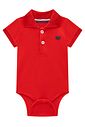 Body polo em piquet com elastano 94846 Johnny Fox Bebê Menino