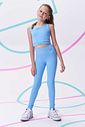 Calça legging em malha poliamida UV50 96284 Vic Teen Menina
