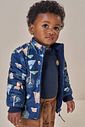 Jaqueta reversível em fleece luxo e pelo carneirinho 91733 LucBoo Bebê Menino Jaqueta reversível em fleece luxo e pelo carneirinho 91733 LucBoo Bebê Menino