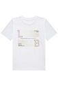 Camiseta em meia malha 96304 LucBoo Infantil Menino