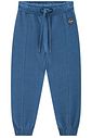 Calça jogger em malha denim com elastano 95389 LucBoo Infantil Menino Calça jogger em malha denim com elastano 95389 LucBoo Infantil Menino
