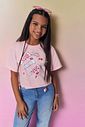 Blusa em meia malha 94585 Vic Teen Menina Blusa em meia malha 94585 Vic Teen Menina