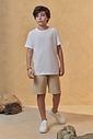 Bermuda em cotton jeans com elastano 96389 Johnny Fox Teen Menino