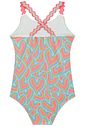 Maiô em malha UV com proteção UV 50+ 93174 Infanti Infantil Menina