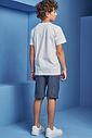 Conjunto de camiseta em meia malha e bermuda en cotton jeans com elastano 98693 Johnny Fox Teen Menino Conjunto de camiseta em meia malha e bermuda en cotton jeans com elastano 98693 Johnny Fox Teen Menino