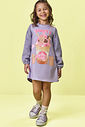 Vestido em malha shine e molecotton 92643 Kukiê Infantil Menina