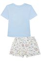 Conjunto de pijama com blusa em meia malha e shorts em malha fresh 95091 Vic Teen Menina Conjunto de pijama com blusa em meia malha e shorts em malha fresh 95091 Vic Teen Menina