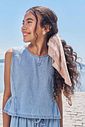 Conjunto de blusa e calça midi em jeans teca 96287 Lilimoon Teen Menina Conjunto de blusa e calça midi em jeans teca 96287 Lilimoon Teen Menina