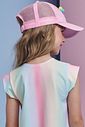 Boné em nylon e tela 94681 Infanti Infantil Menina