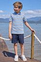 Conjunto de camisa polo em malha brizza e bermuda em sarja girassol com elastano 96015 LucBoo Infantil Menino Conjunto de camisa polo em malha brizza e bermuda em sarja girassol com elastano 96015 LucBoo Infantil Menino