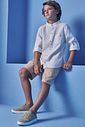 Camisa em linho rustic 98846 Johnny Fox Teen Menino Camisa em linho rustic 98846 Johnny Fox Teen Menino